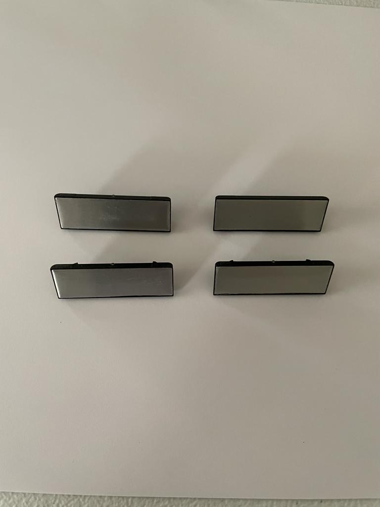 Door Pull Strap Cover Inserts 4 Pcs for 1980 - 1987 El Camino Monte Carlo Malibu