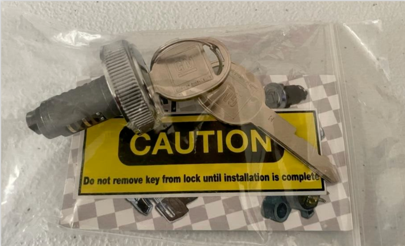 78-88 Monte Carlo El Camino Cutlass Glove Box Lock w/ Knob & Key