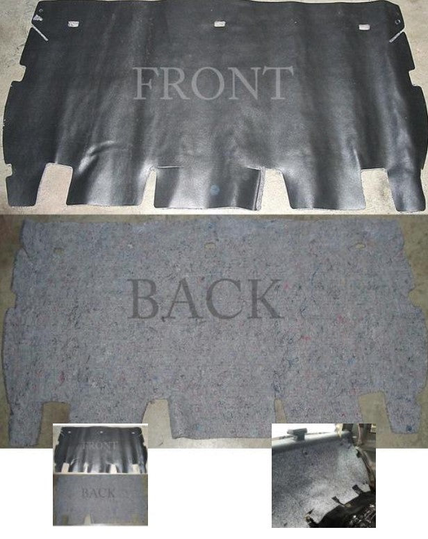 1978-1988 Monte Carlo & Malibu Rear Seat Inner Trunk Divider Rubber and Jute