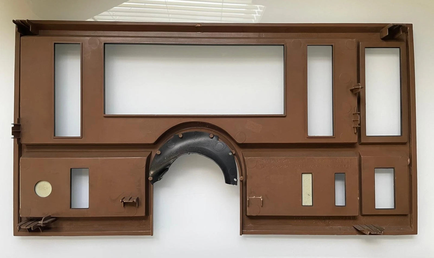 84-87 Buick Regal Instrument Cluster Radio Bezels Woodgrain