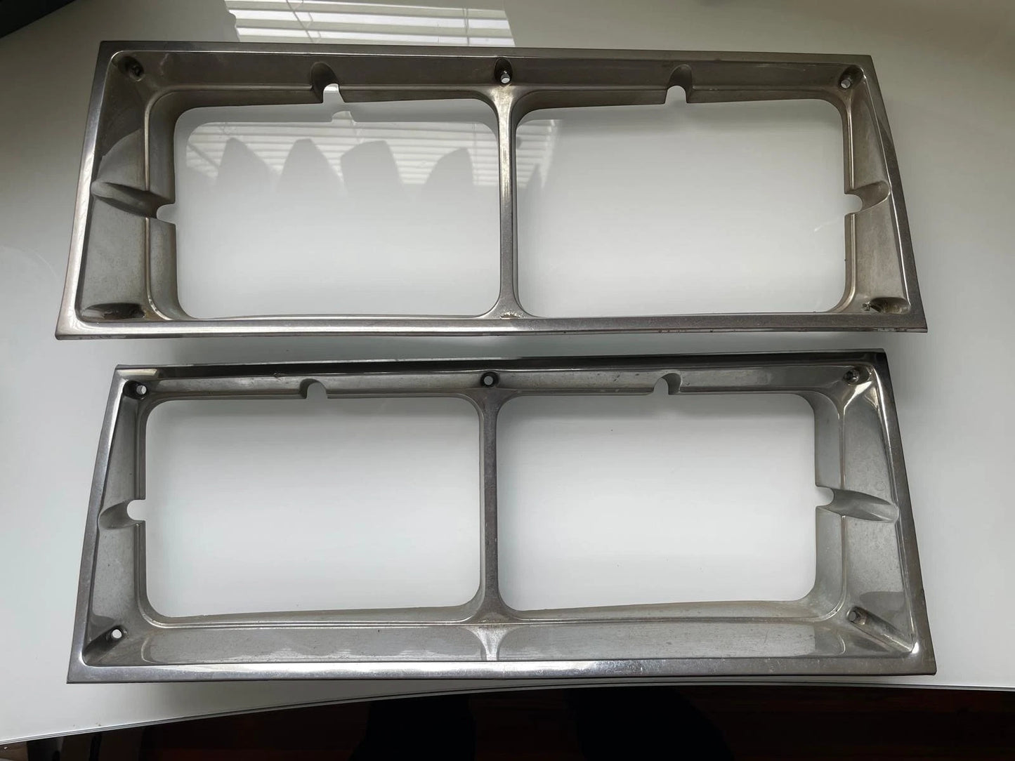 1981-1986 Cutlass Supreme Chrome Headlight Headlamp Bezels