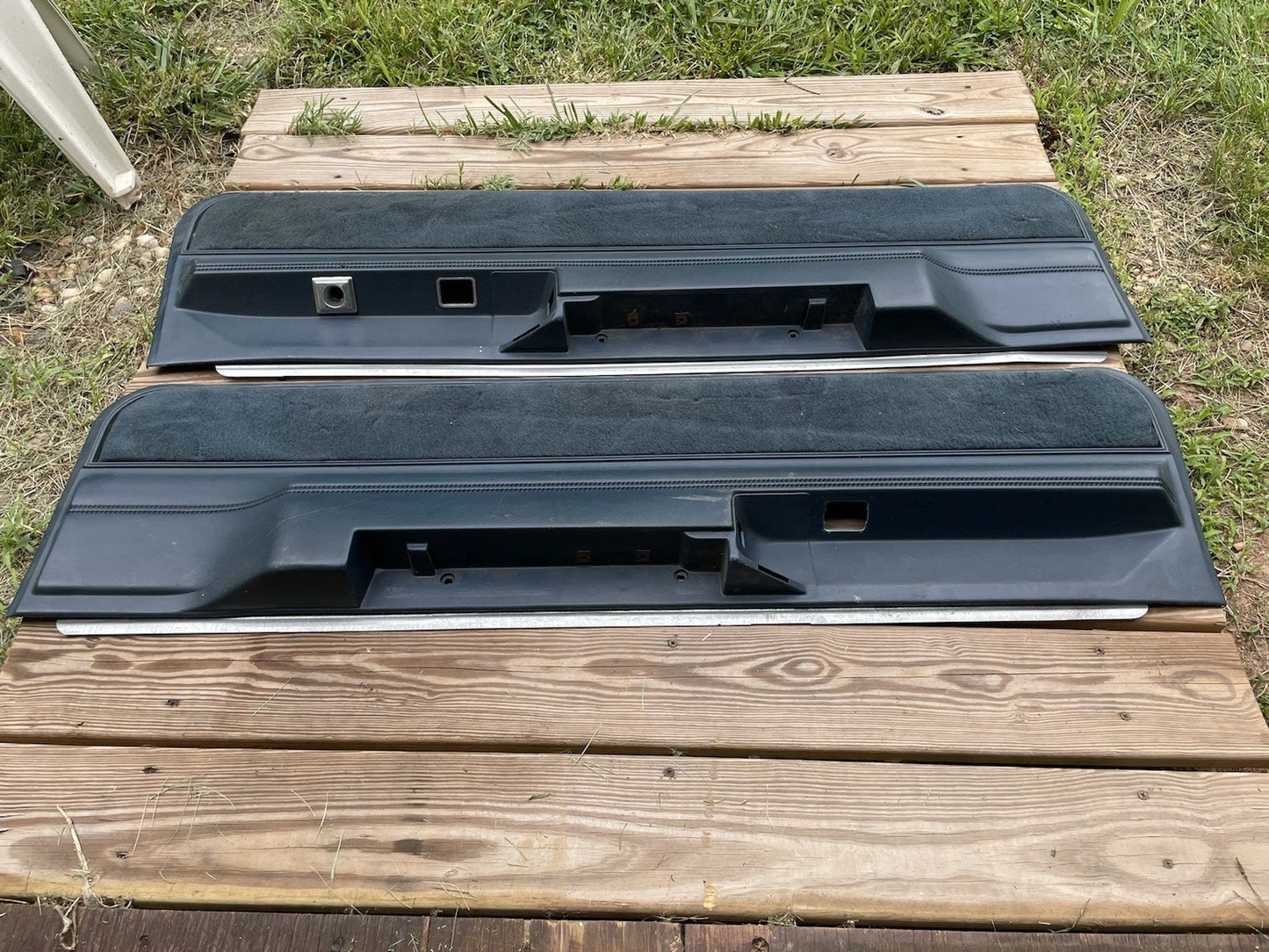78-88 Regal Cutlass 2 Door Lower Door Panels Dark Blue