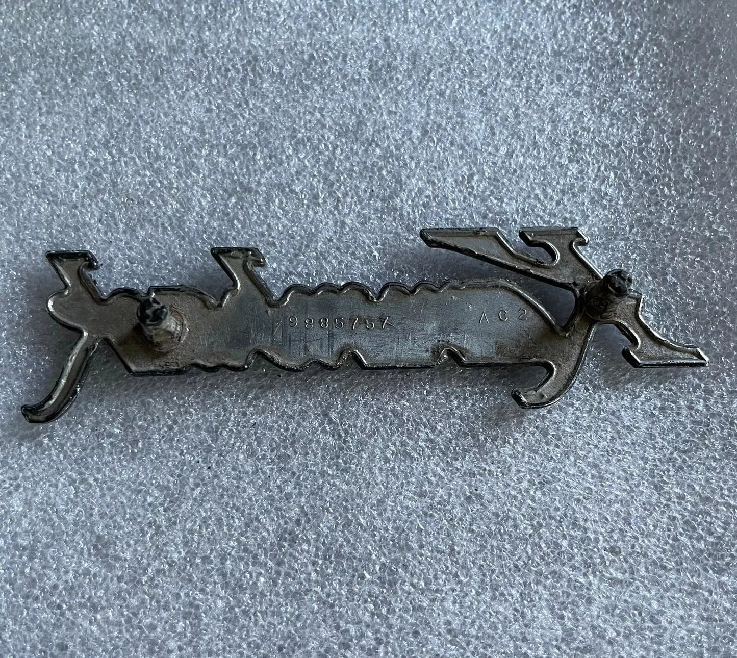 Kammback Script Badge Emblem Nameplate