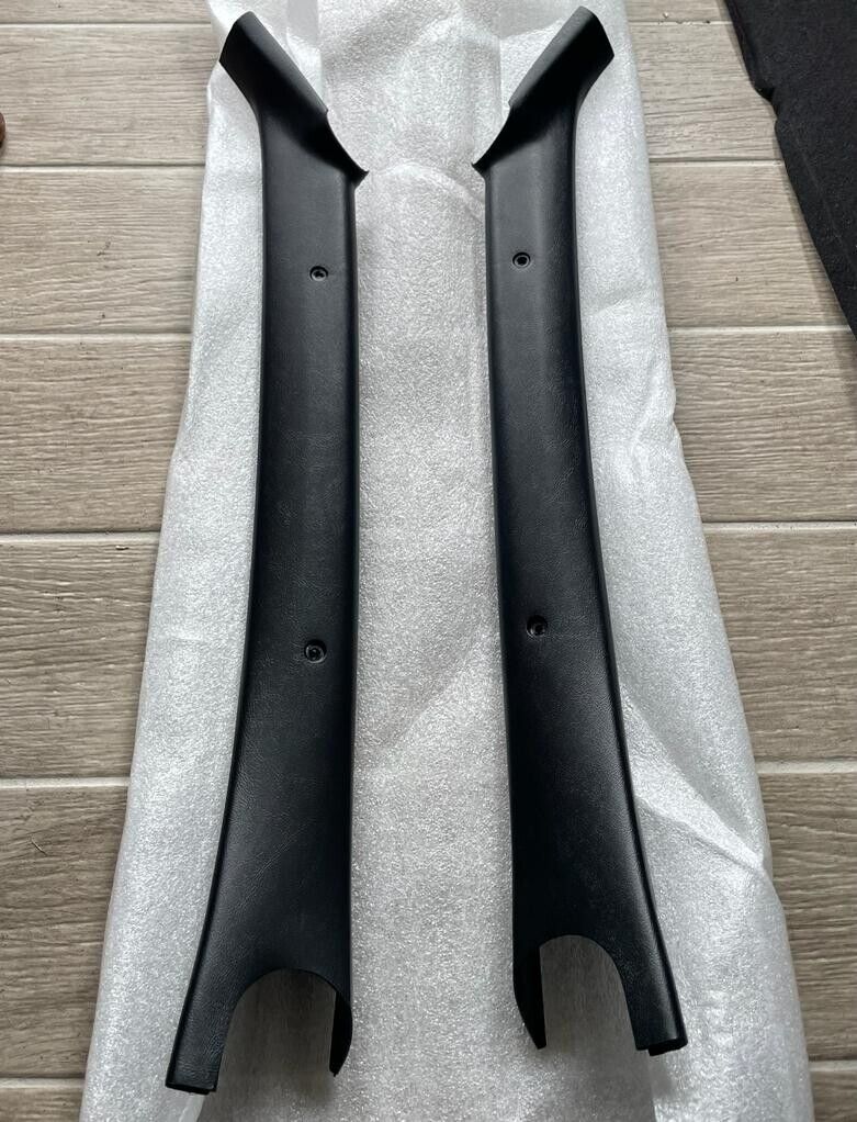 78-87 El Camino Monte Carlo Cutlass Front Pillar Trim GM Restoration Black