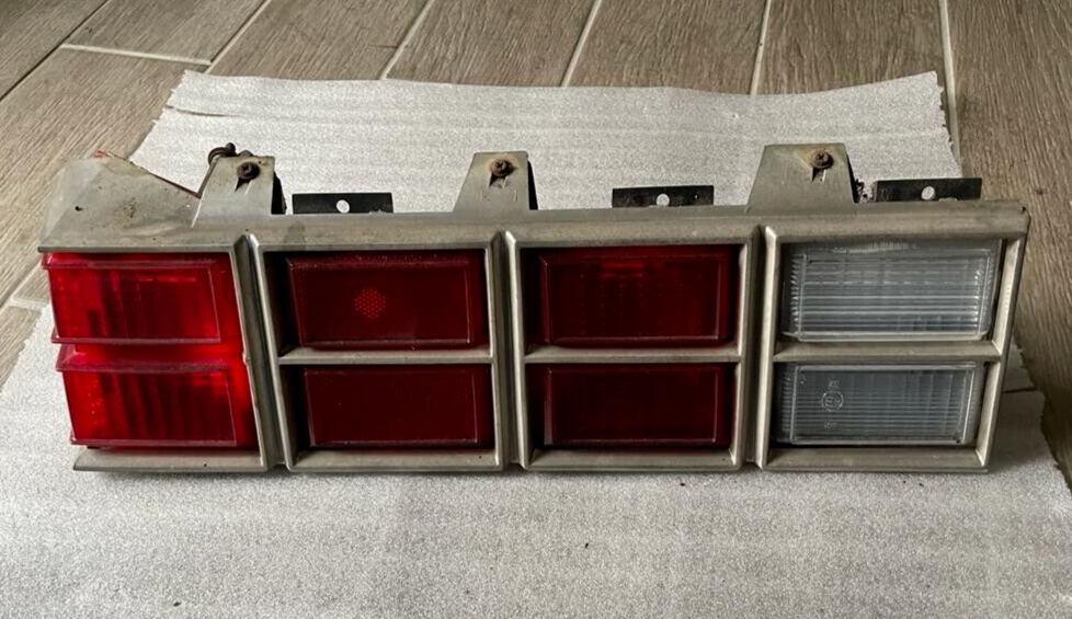 1979-1980 Chevy Monte Carlo Tail Lights Pair with bezels LH & RH