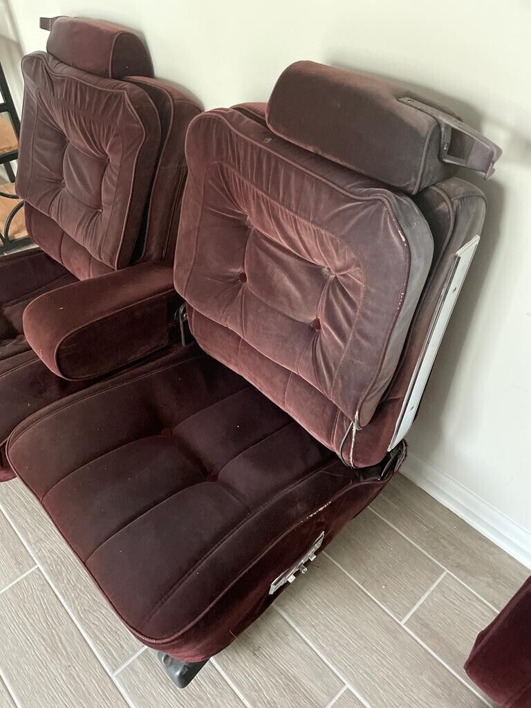 81-87 Buick Regal Front Split Bench Pillowtop Seat Assembly w/ Arm Rest