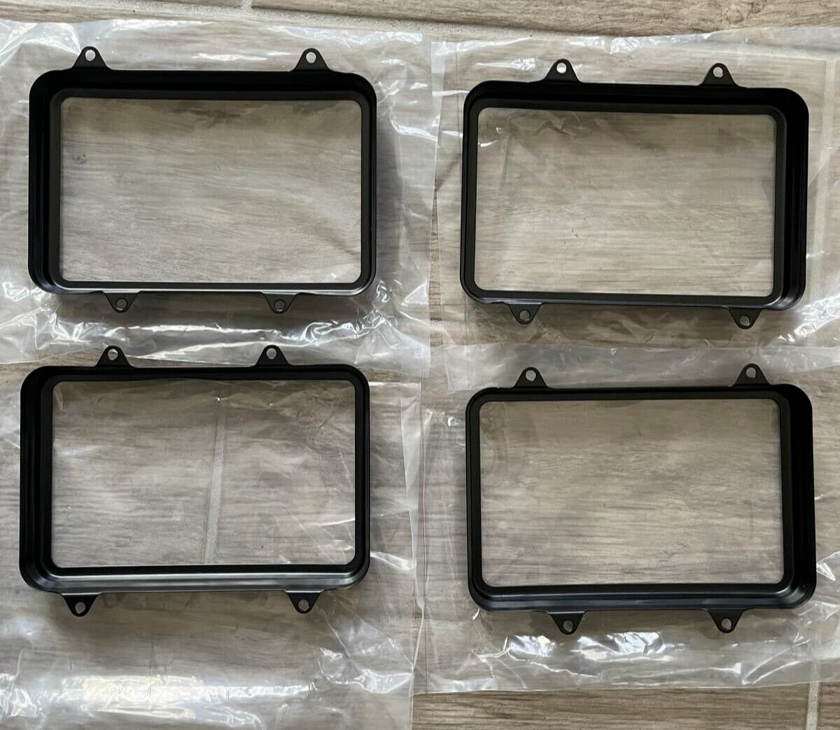 1980-1988 Monte Carlo El Camino Cutlass Front Headlight Retainer Black Set of 4Cut
