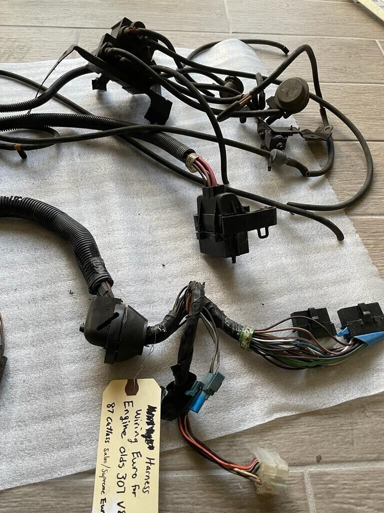 1978-1988 Cutlass supreme Wire Harness Euro for Engine Olds 307 V8
