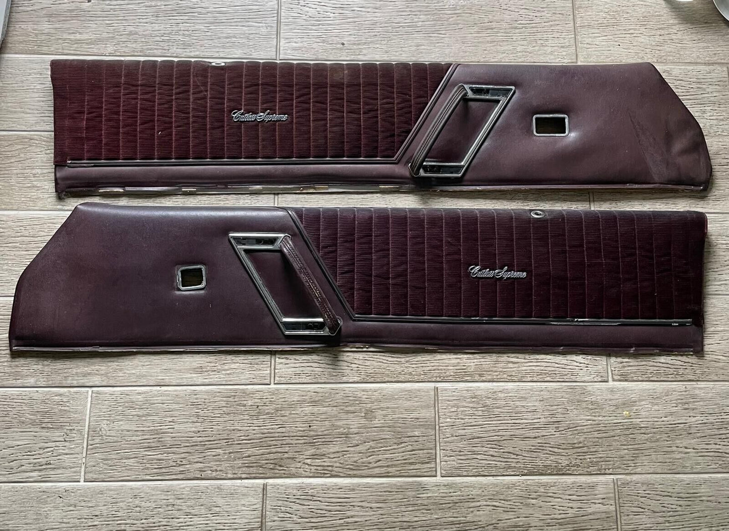 81-88 Cutlass Supreme Salon Upper Door Panels LH & RH