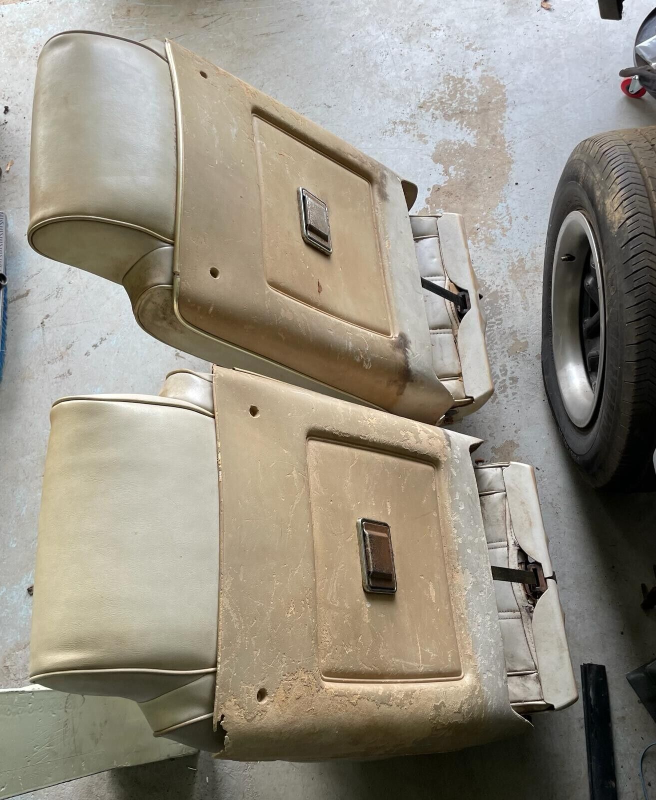 78-88 Monte Carlo El Camino Gbody White Front Seats Bucket Seats Set