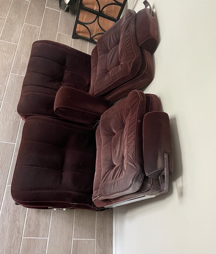 81-87 Buick Regal Front Split Bench Pillowtop Seat Assembly w/ Arm Rest