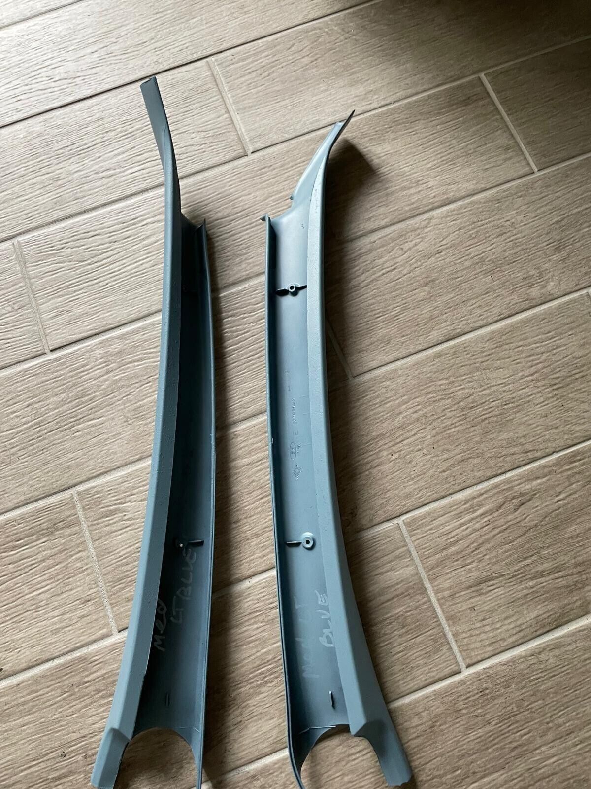 78-87 ElCamino Monte Carlo Malibu Front Pillar Trim Restoration Med Light Blue