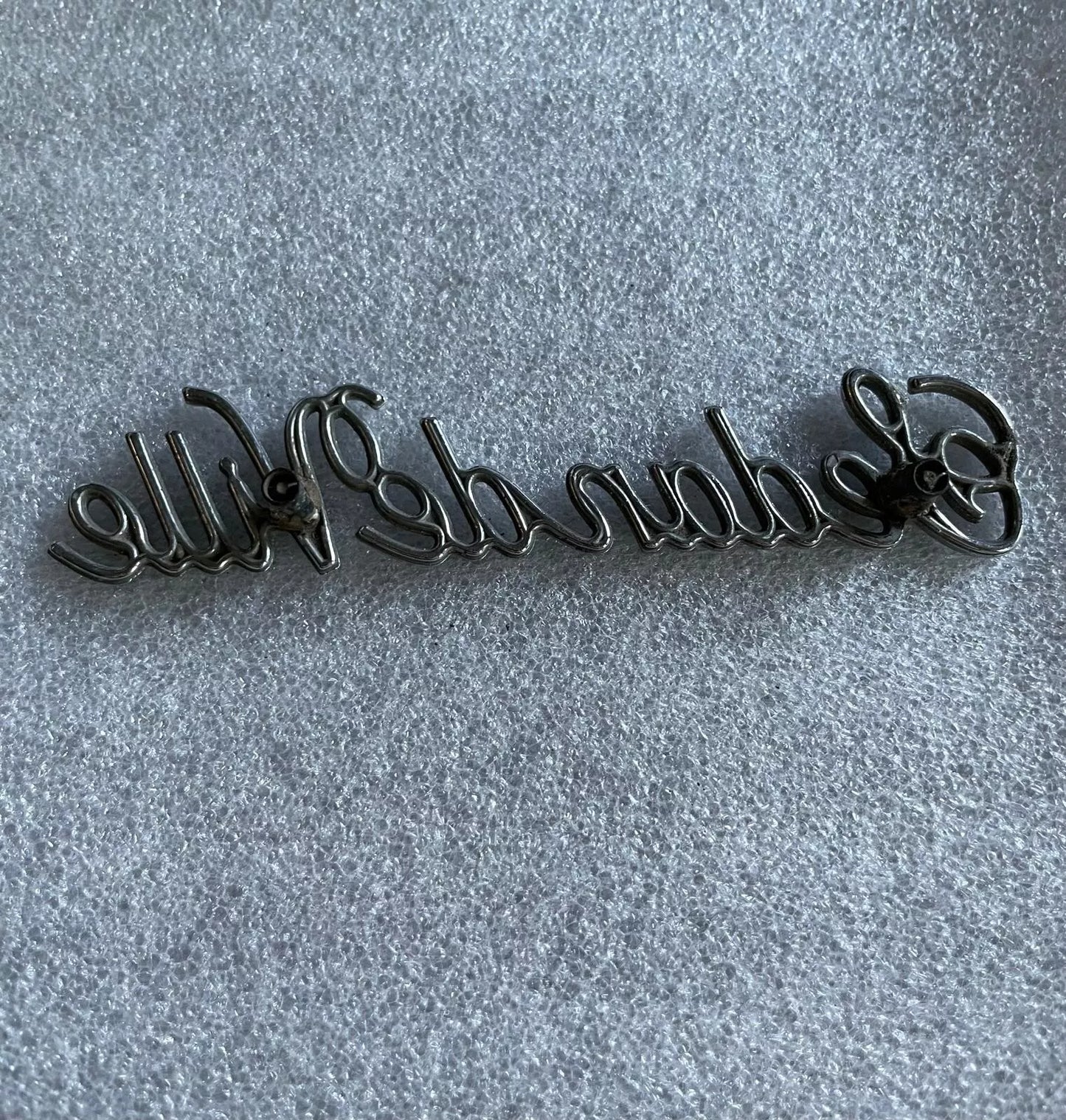 Cadillac Sedan de Ville Trunk Emblem Badge Decal Logo Script OEM