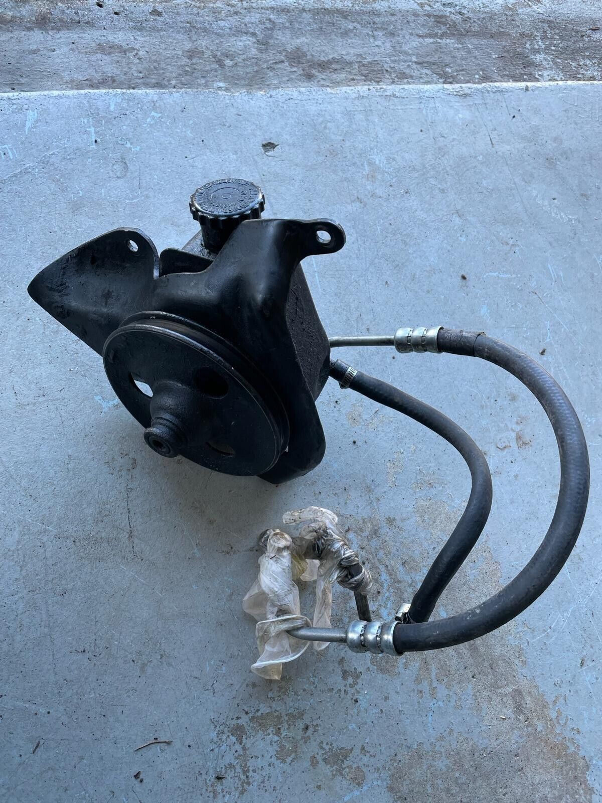 1978-1988 G-Body Monte Carlo Cutlass Power Steering Pump Bracket and Pulley