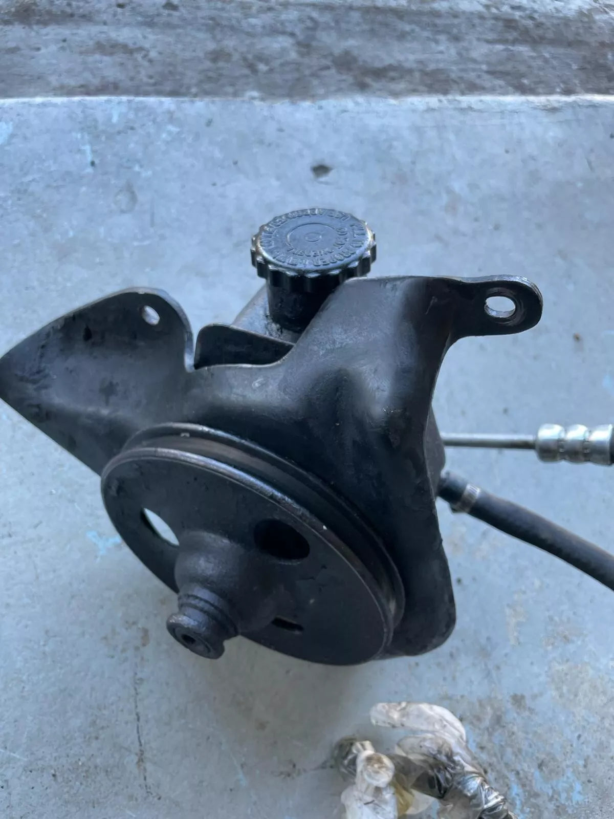78-88 Buick G-Body V6 3.8L 231 350 Power Steering Pump Bracket and Pulley