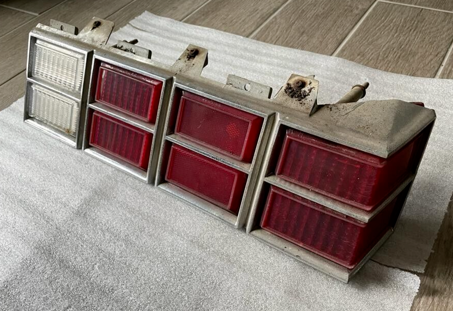 1979-1980 Chevy Monte Carlo Tail Lights Pair with bezels LH & RH
