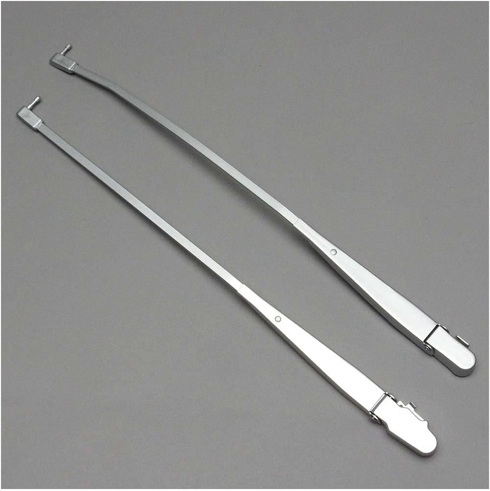 1978-1988 Monte Carlo El Camino Cutlass Silver Wiper Arm Set