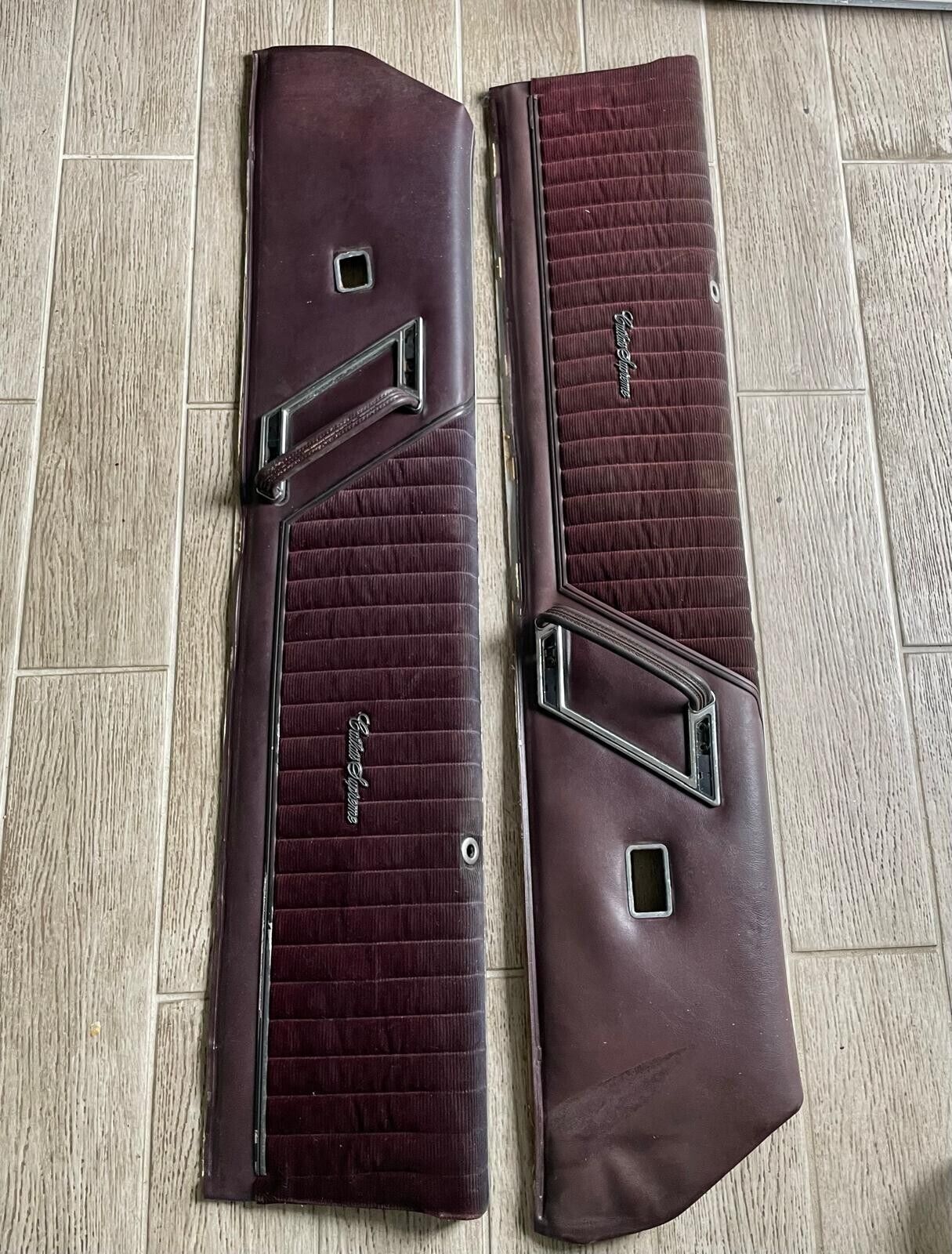 81-88 Cutlass Supreme Salon Upper Door Panels LH & RH