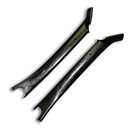 78-87 El Camino Monte Carlo Cutlass Front Pillar Trim GM Restoration Black
