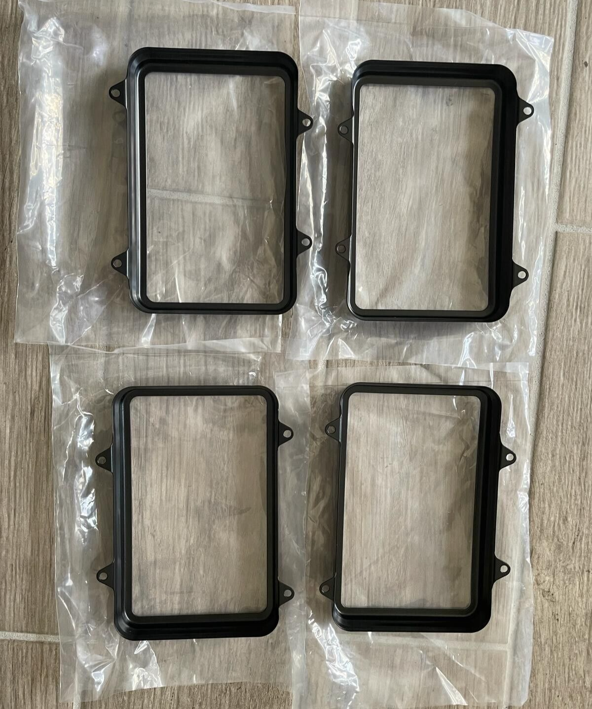 1980-1988 Monte Carlo El Camino Cutlass Front Headlight Retainer Black Set of 4Cut