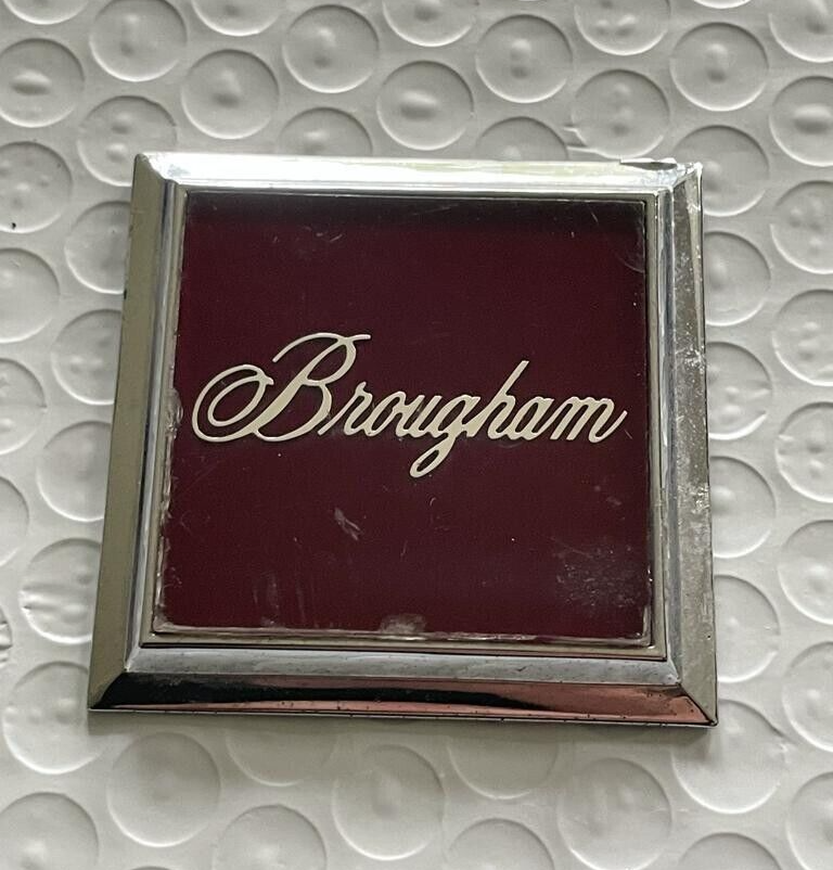 1981-1988 Oldsmobile Cutlass Brougham Roof Emblem Badge Logo OEM Red Square 2in