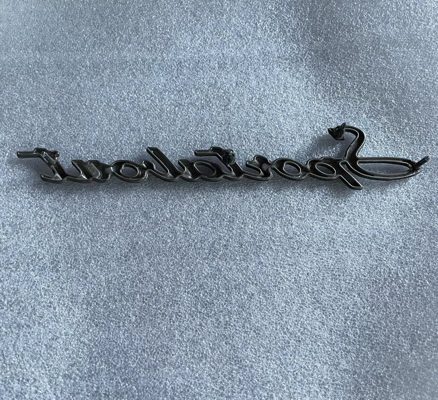Sportabout Emblem Script Badge Chome Nash Hornet