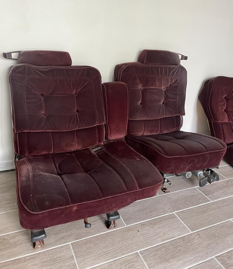 81-87 Buick Regal Front Split Bench Pillowtop Seat Assembly w/ Arm Rest