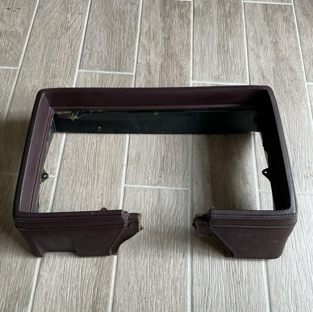 1984-1987 Regal Grand National Dash Gauge Surround Maroon OEM