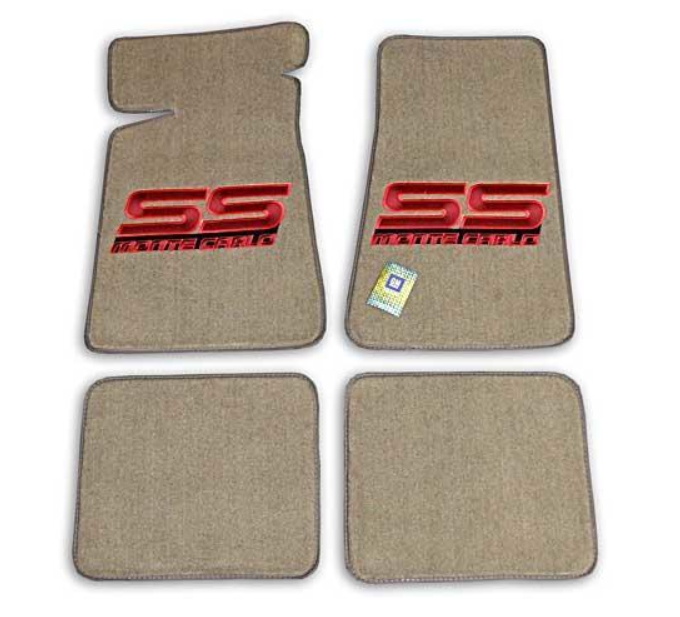 1983-1984 Monte Carlo SS Floor Mat Set with Logo