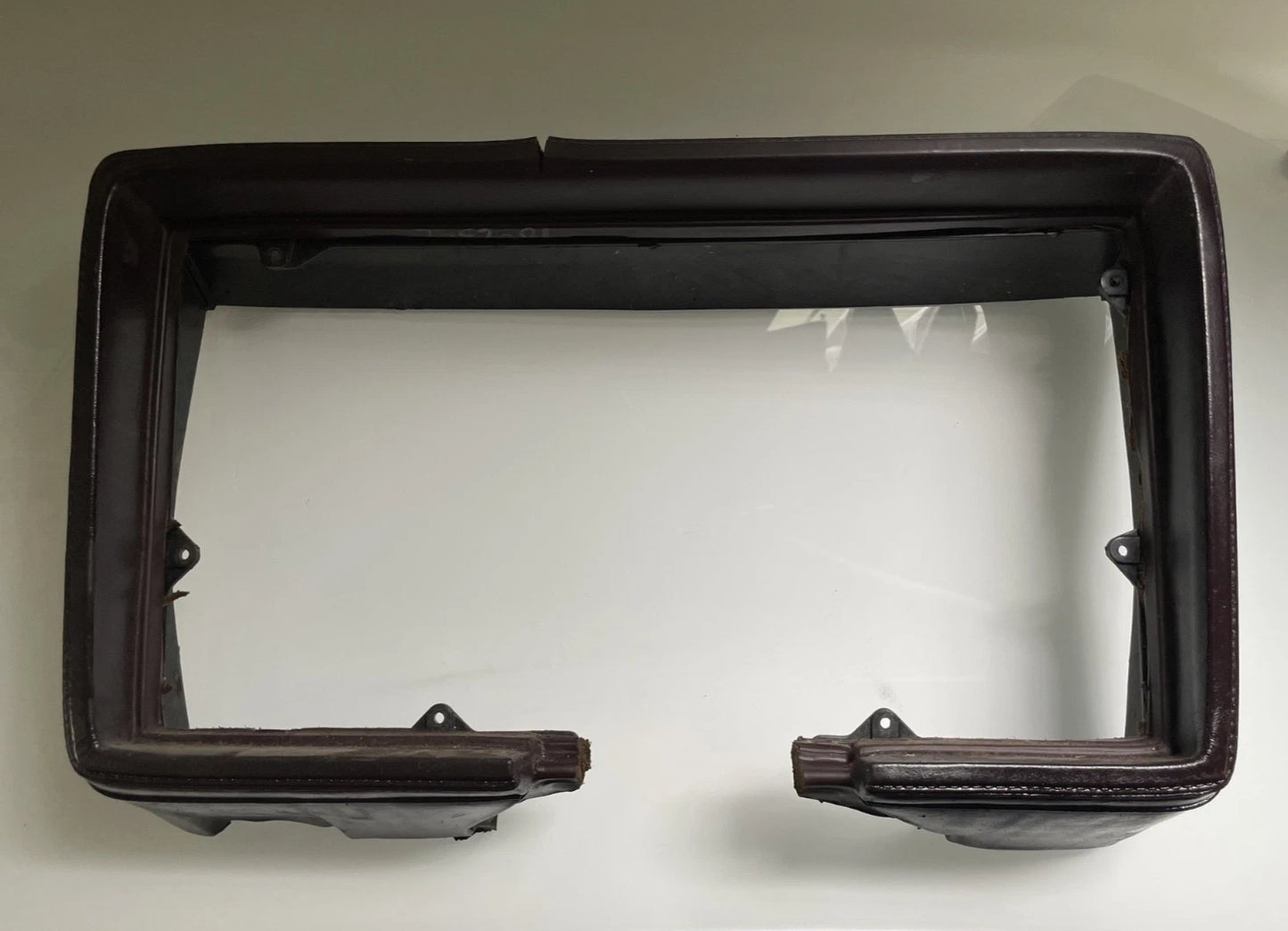 81-87 Buick Regal Instrument Cluster Surround Dash Bezel Burgundy