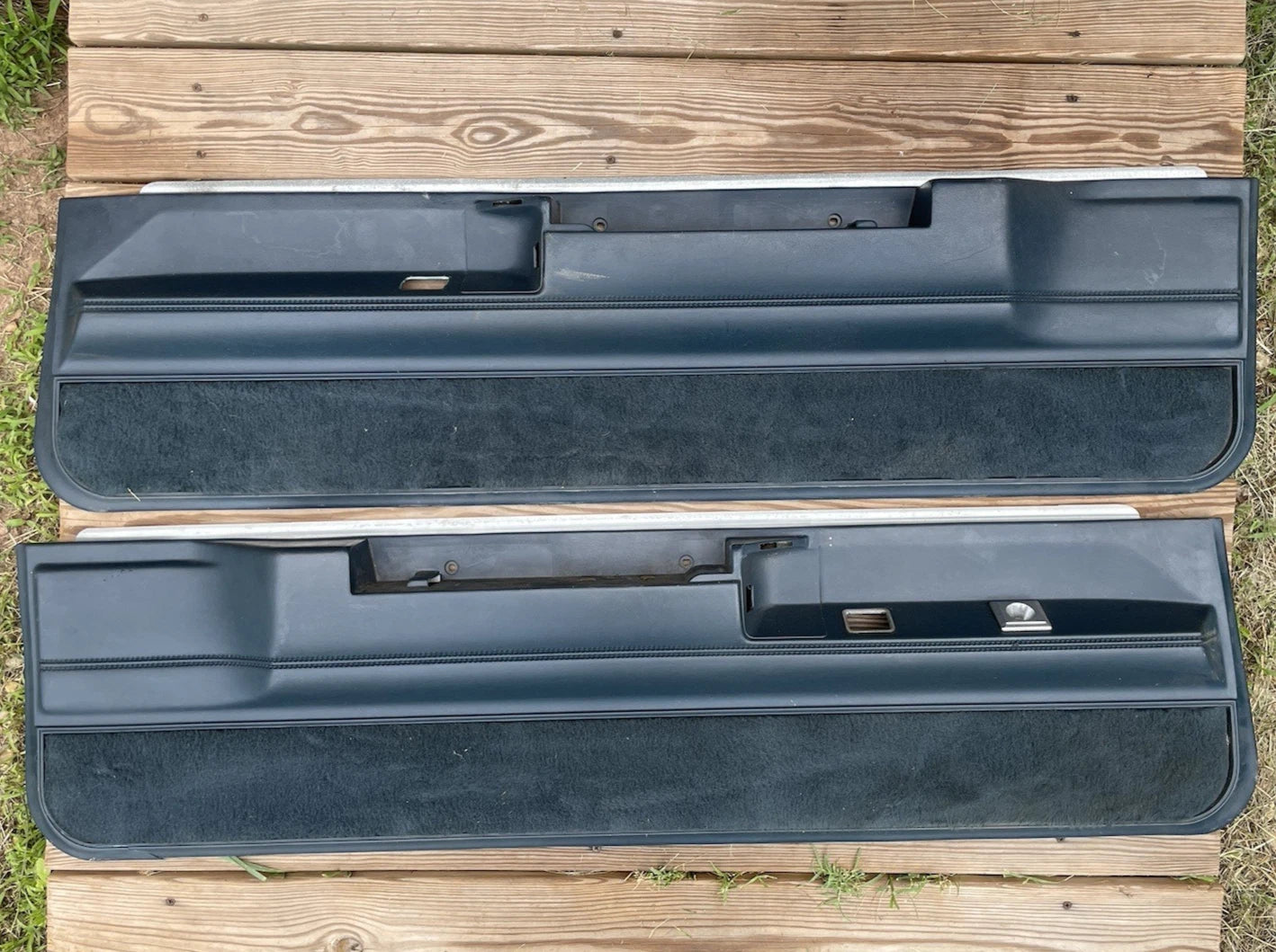 78-88 Regal Cutlass 2 Door Lower Door Panels Dark Blue
