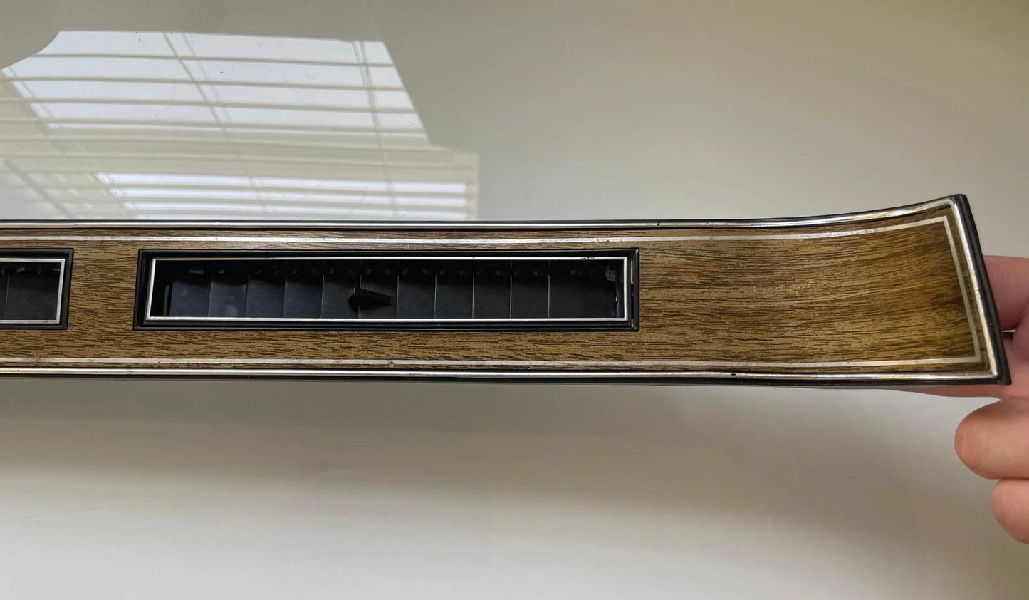 1981-1983 Oldsmobile Cutlass Supreme Dash Trim Strip Bezel Vents