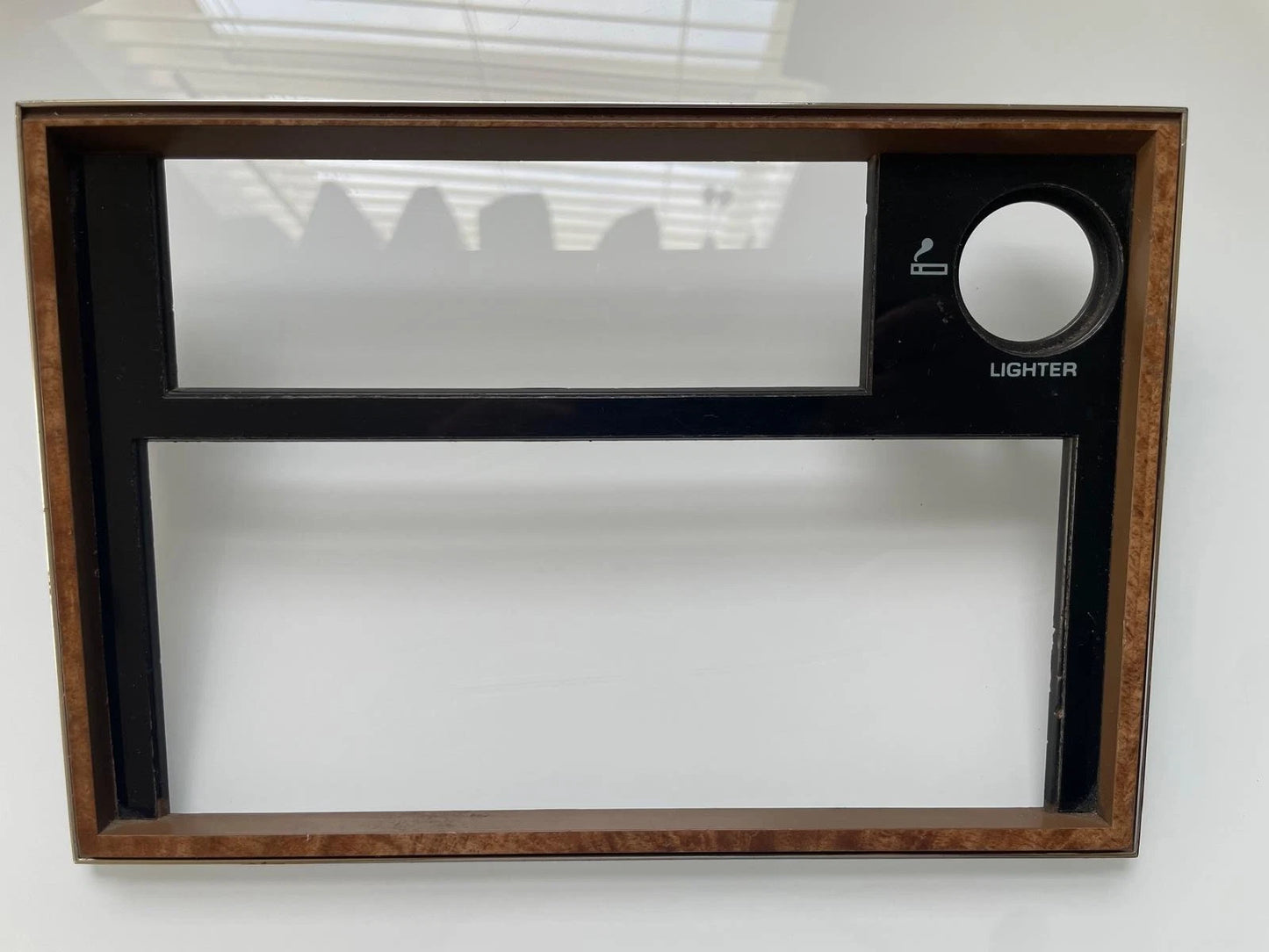 1984-1987 Buick Rega Radio Bezels Woodgrain