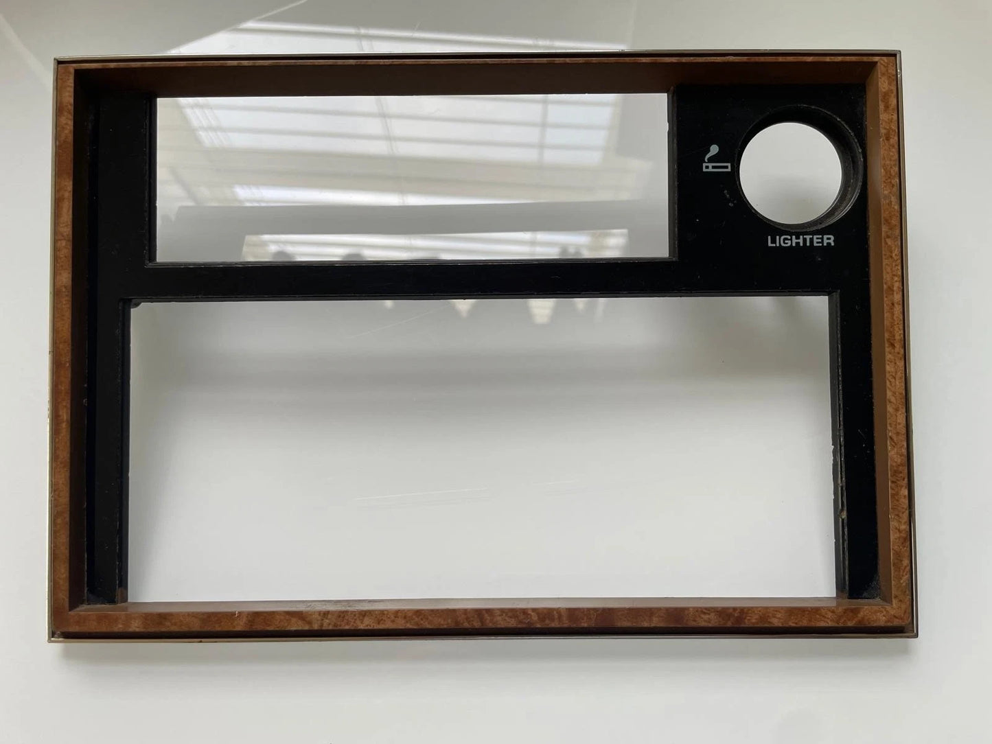 1984-1987 Buick Rega Radio Bezels Woodgrain