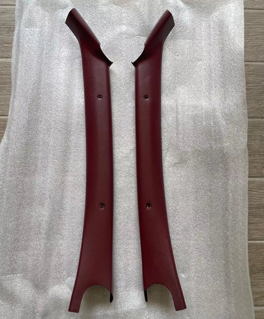 82-84 ElCamino Monte Carlo Cutlass Front Pillar Trim GM Restoration Garnet Maroon