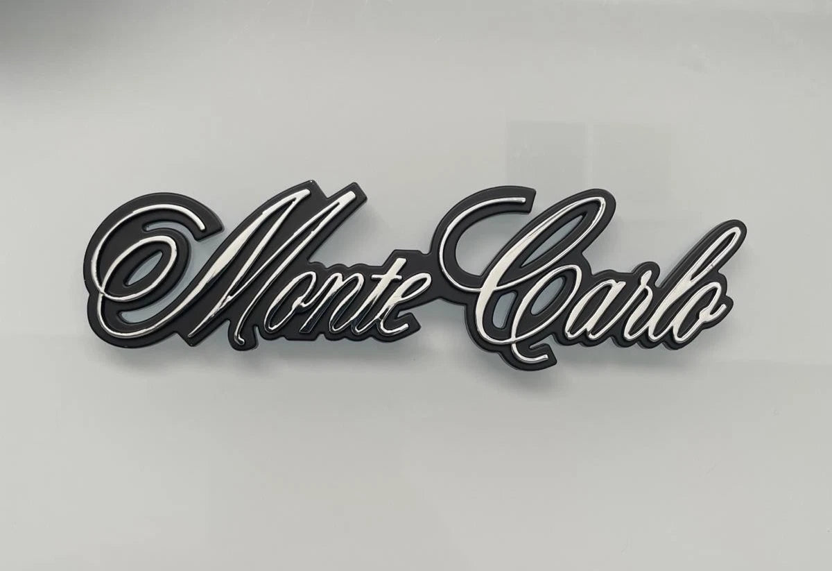 1970-1986 Monte Carlo Script Emblem
