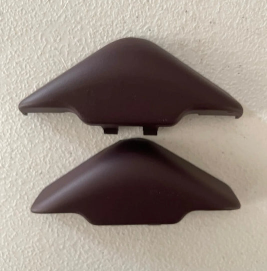 Seat Belt Bolt Covers 78-88 G-Body Monte Carlo Cutlass Regal Maroon Pair