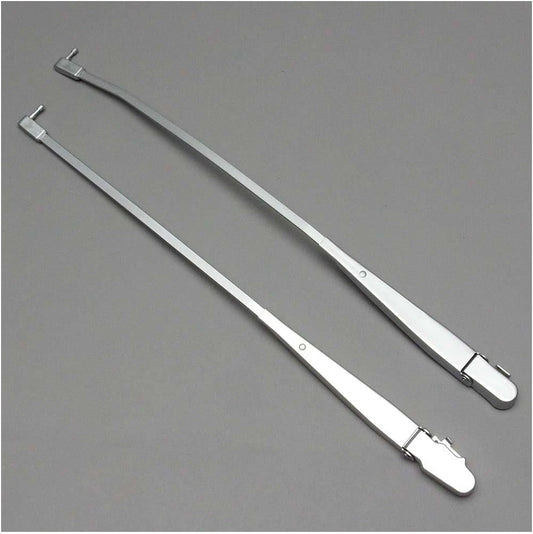 1978-1988 Monte Carlo El Camino Cutlass Silver Wiper Arm Set