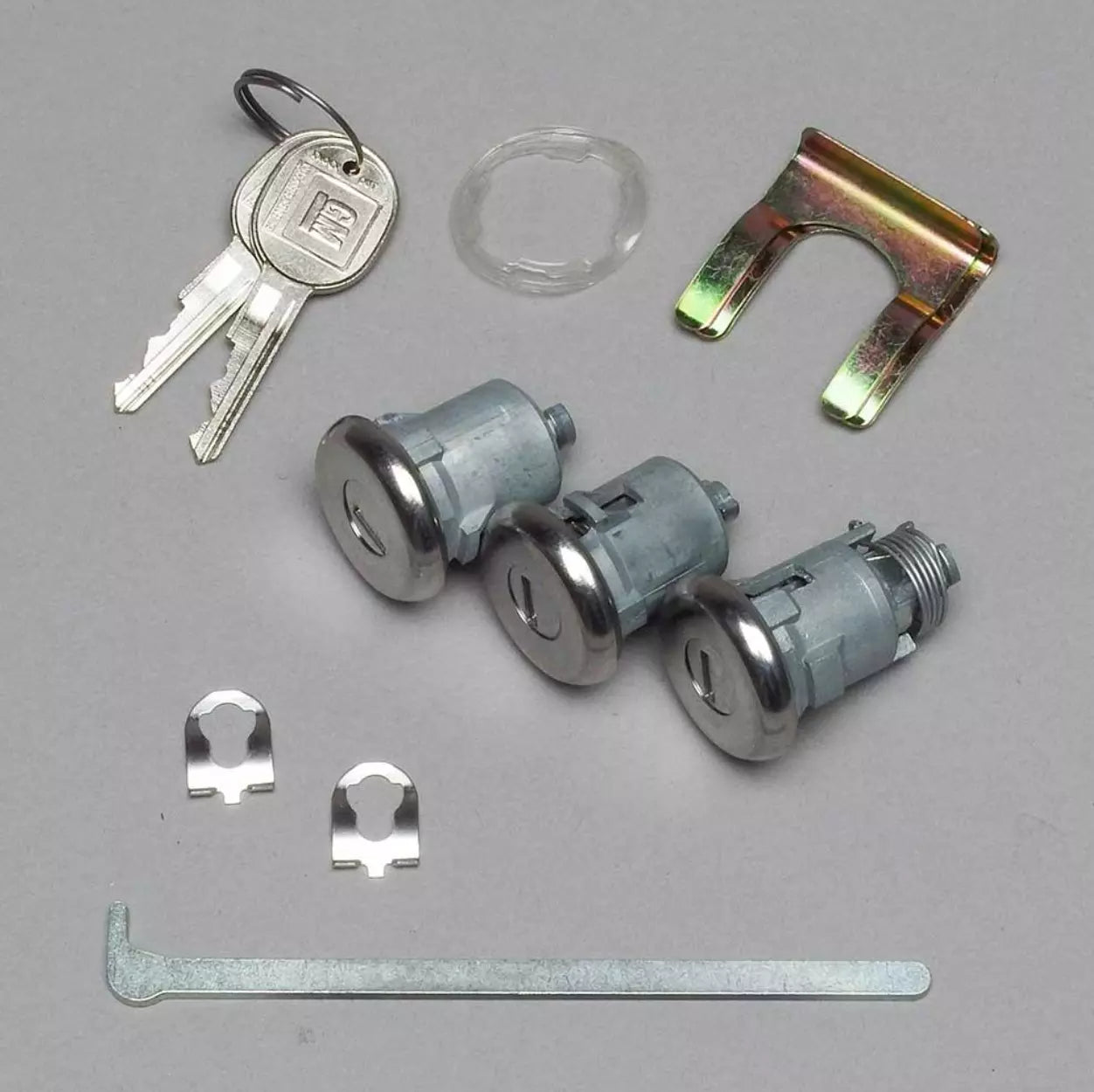 1970-78 Monte Carlo Chevelle Malibu Reproduction Door & Trunk Lock Cylinder Set