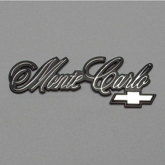 1986-1988 Monte Carlo LS Reproduction Trunk Emblem w/ Chevy Bowtie