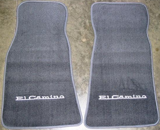 978-1987 El Camino Medium Dark Grey (Medium Opal) Floor Mat Set