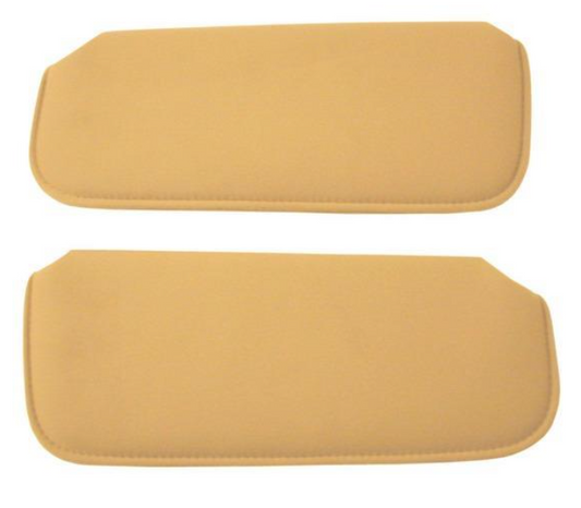 1980-1988 Light Gold or Light Saddle Tan Sun Visors Without Brackets